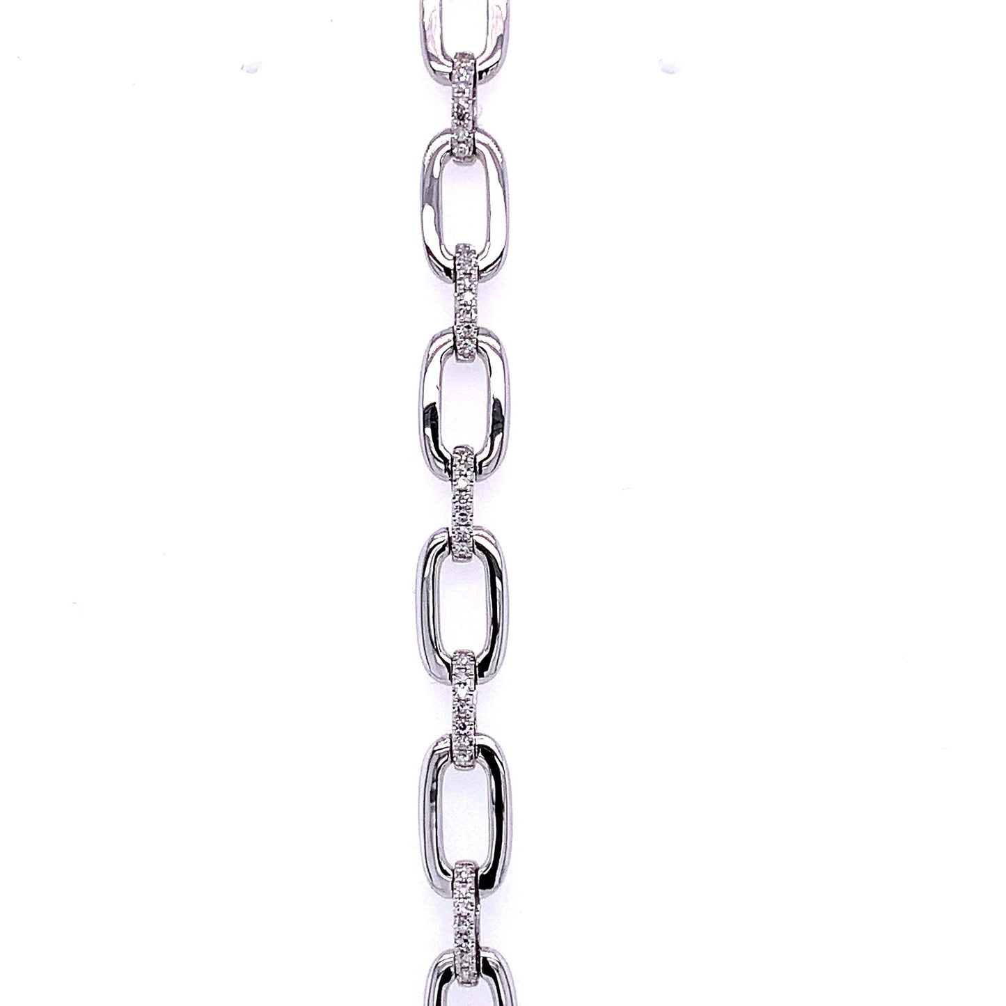 White Gold and Diamond Bracelet Gardiner Brothers