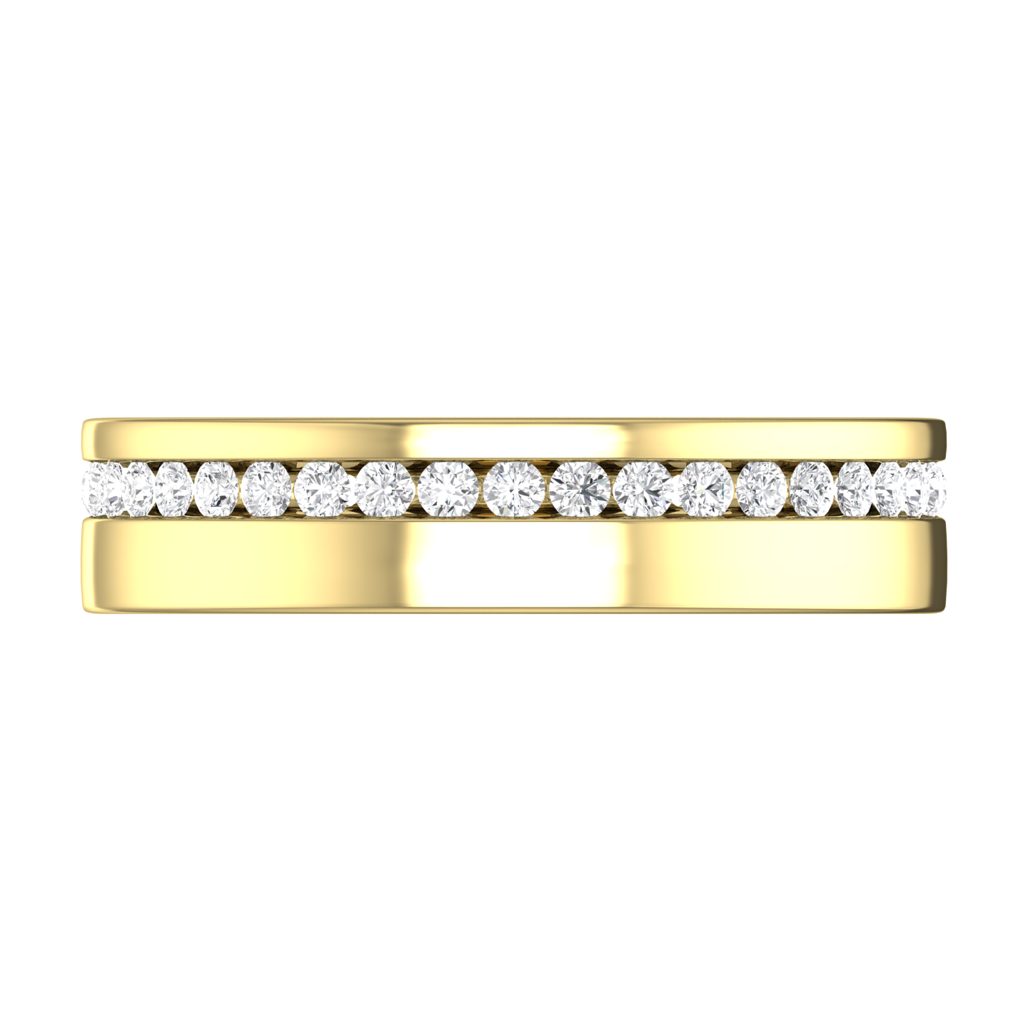Full Set Round Brilliant Cut Diamond Wedding Band gardiner-brothers