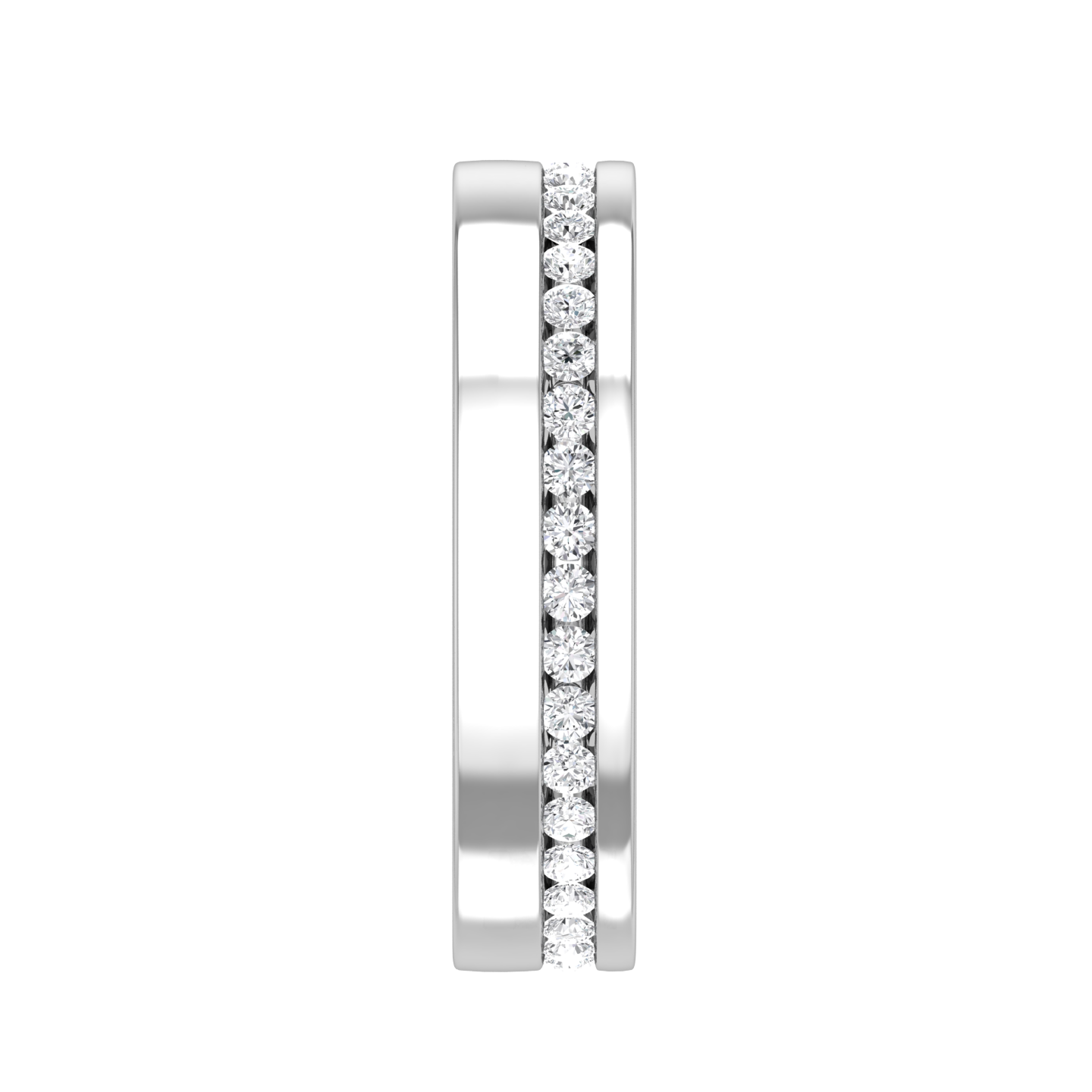 Full Set Round Brilliant Cut Diamond Wedding Band gardiner-brothers