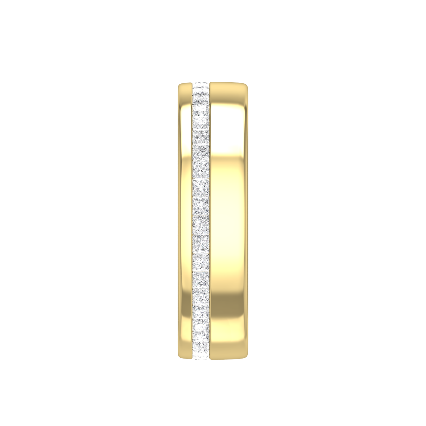 Full Set Princess Cut Diamond Wedding Band gardiner-brothers