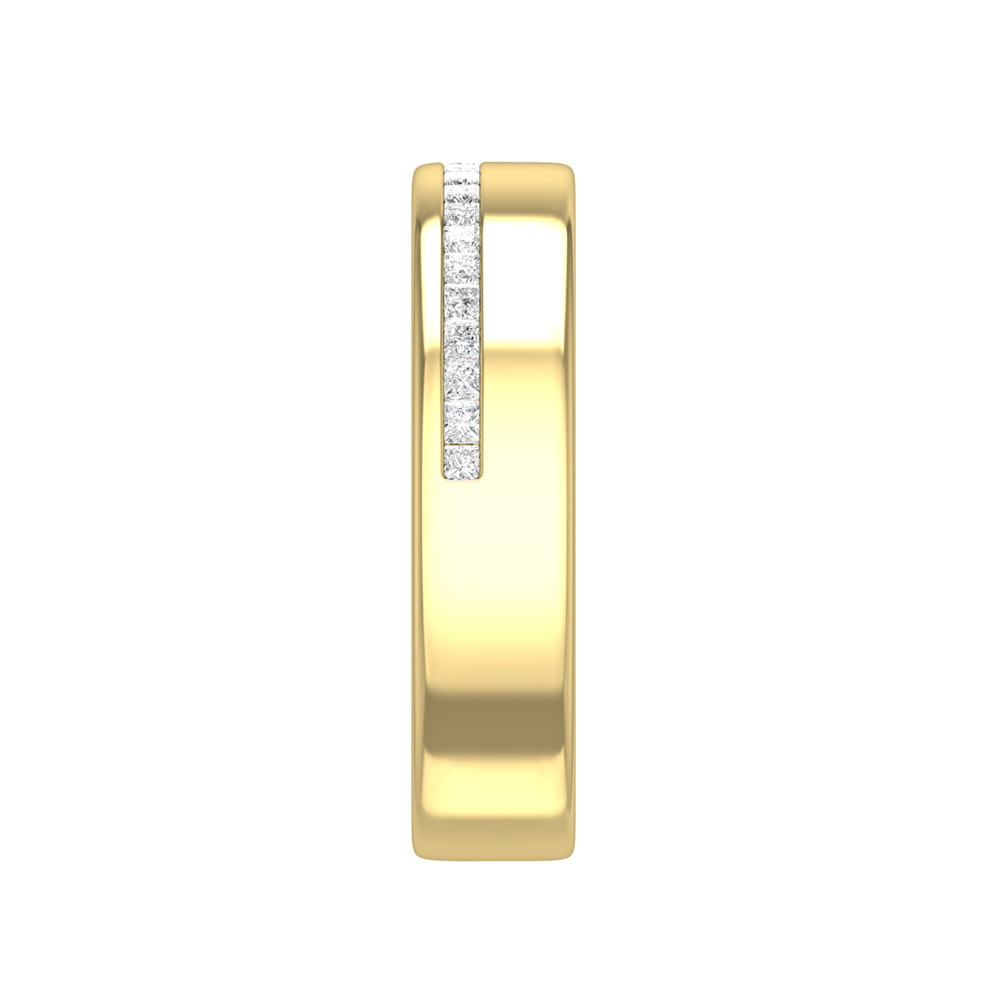 Half Set Princess Cut Diamond Wedding Band gardiner-brothers