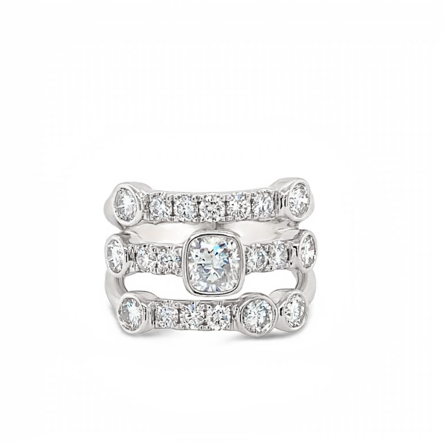 Platinum, Diamond Dress Ring Gardiner Brothers