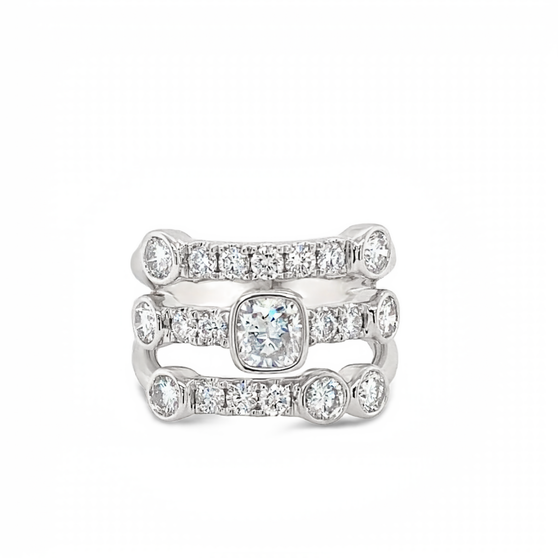 Platinum, Diamond Dress Ring  Gardiner Brothers