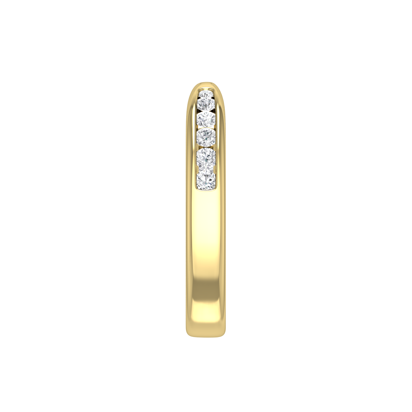 Round Brilliant cut, Bow Tie Shaped Diamond Wedding Band gardiner-brothers