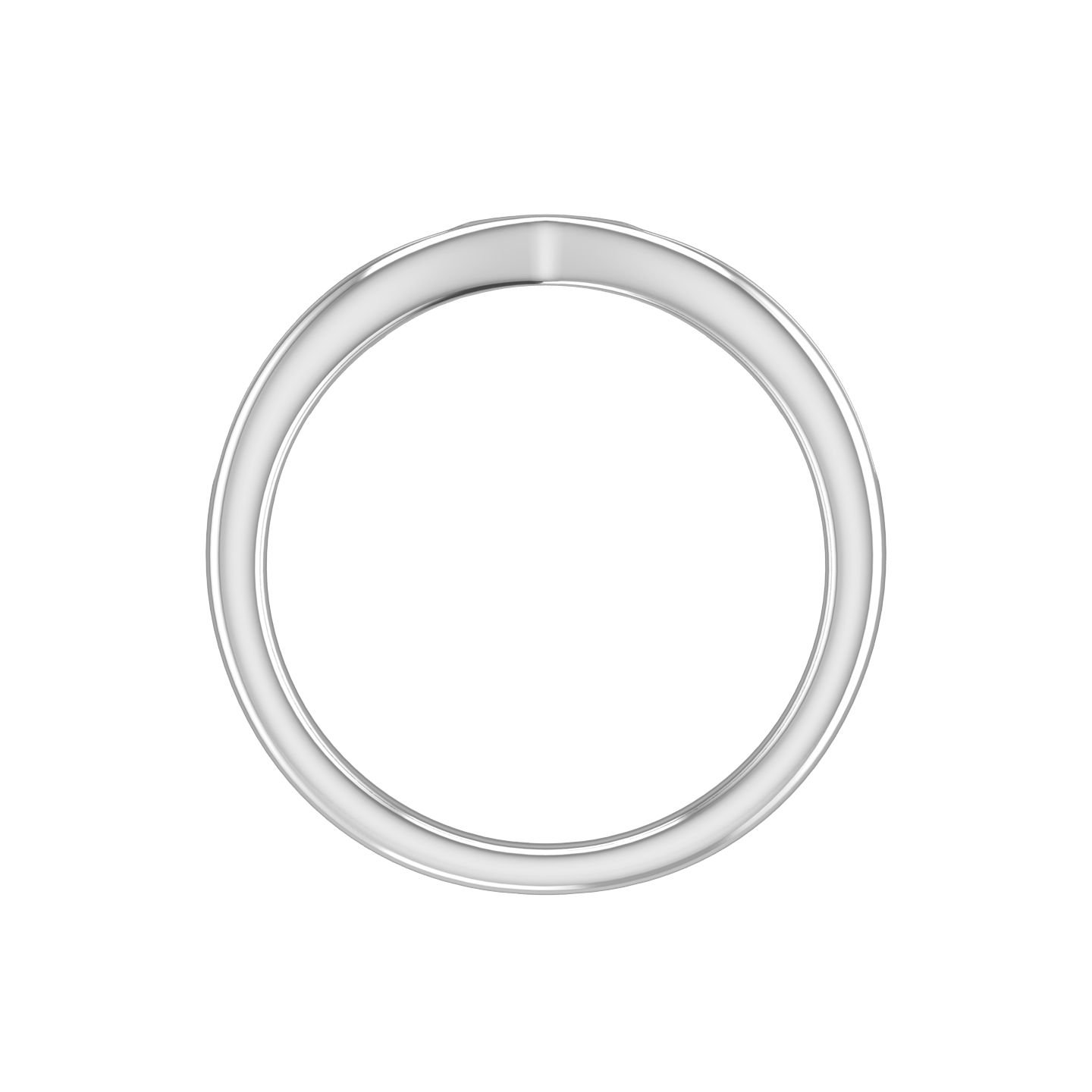 Round Brilliant cut, Bow Tie Shaped Diamond Wedding Band gardiner-brothers