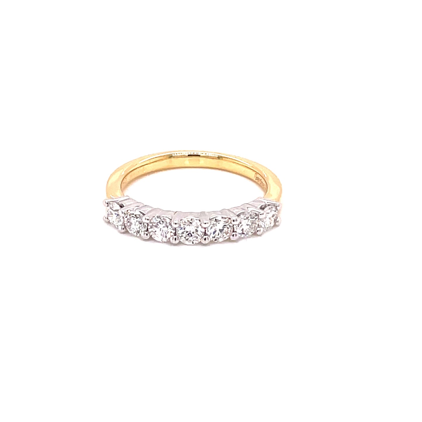 Round Brilliant Cut Diamond 7 Stone Ring - 0.75cts Gardiner Brothers