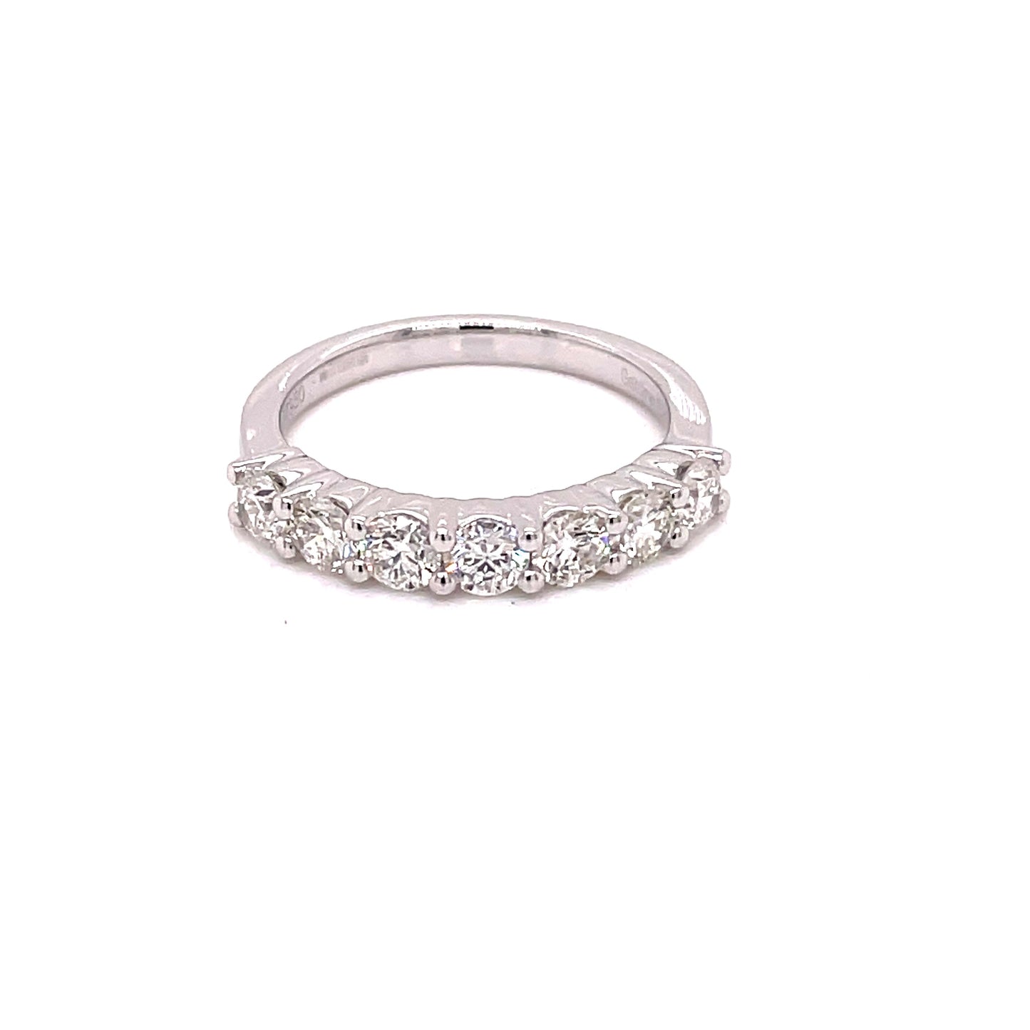 Round Brilliant Cut 7 Stone Diamond Ring - 1.00cts Gardiner Brothers