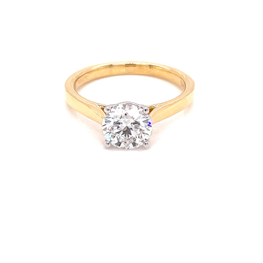 Round Brilliant Cut Diamond Solitaire Ring - 1.20cts  Gardiner Brothers