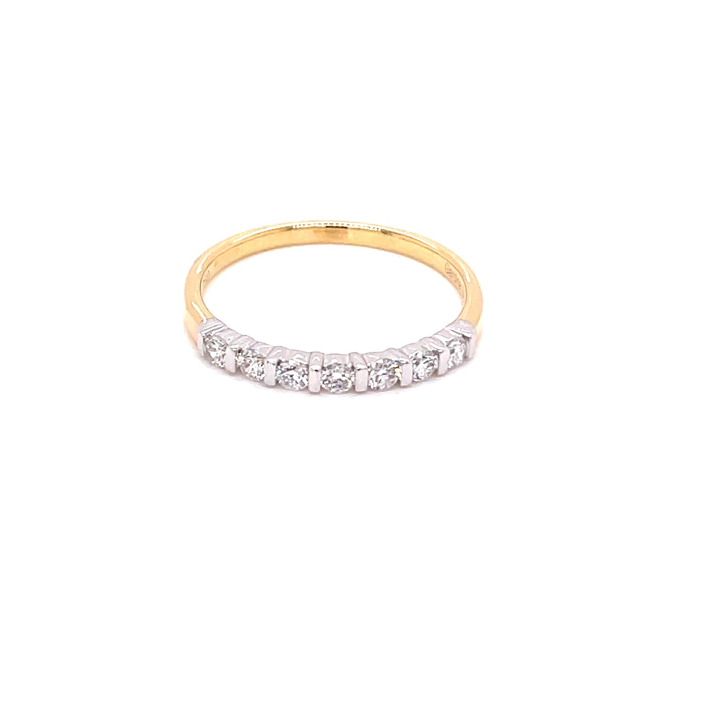 Round Brilliant Cut Diamond 7 Stone Ring - 0.25cts Gardiner Brothers