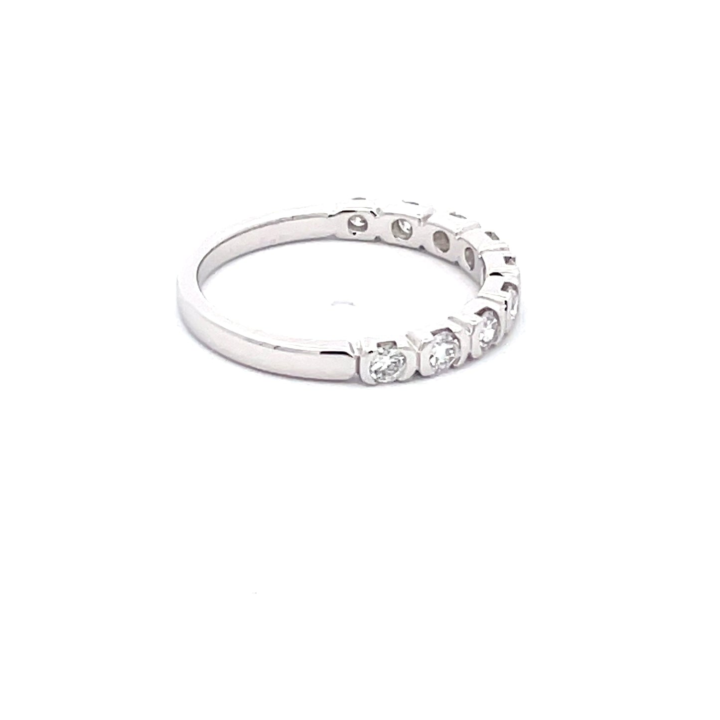 Round Brilliant Cut Diamond 9 Stone Eternity Ring Gardiner Brothers