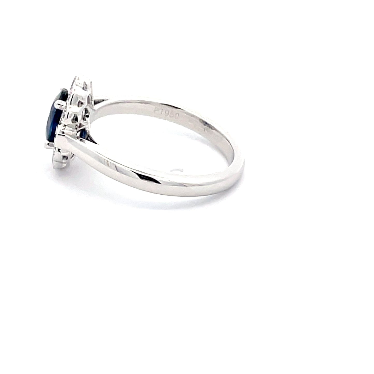 Sapphire AND DIAMOND FANCY CLUSTER STYLE RING Gardiner Brothers