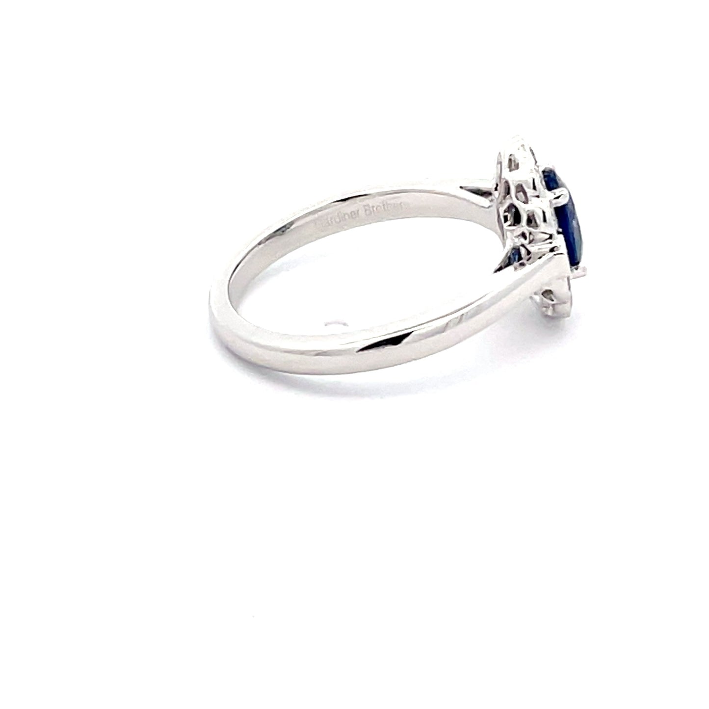 Sapphire AND DIAMOND FANCY CLUSTER STYLE RING Gardiner Brothers