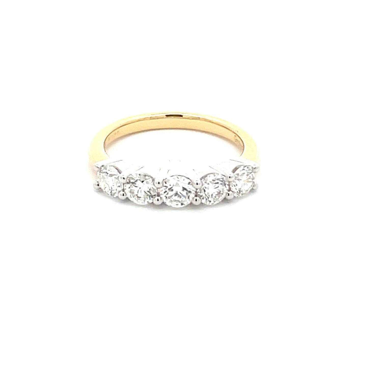 Round Brilliant Cut Diamond 5 Stone Eternity ring - 1.20cts Gardiner Brothers