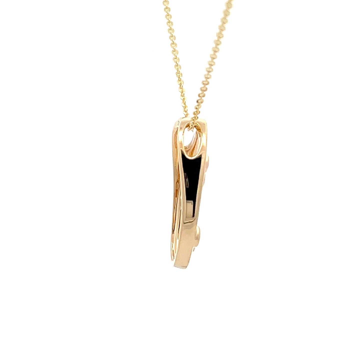 Yellow Gold Diamond Bubble Style Pendant Gardiner Brothers