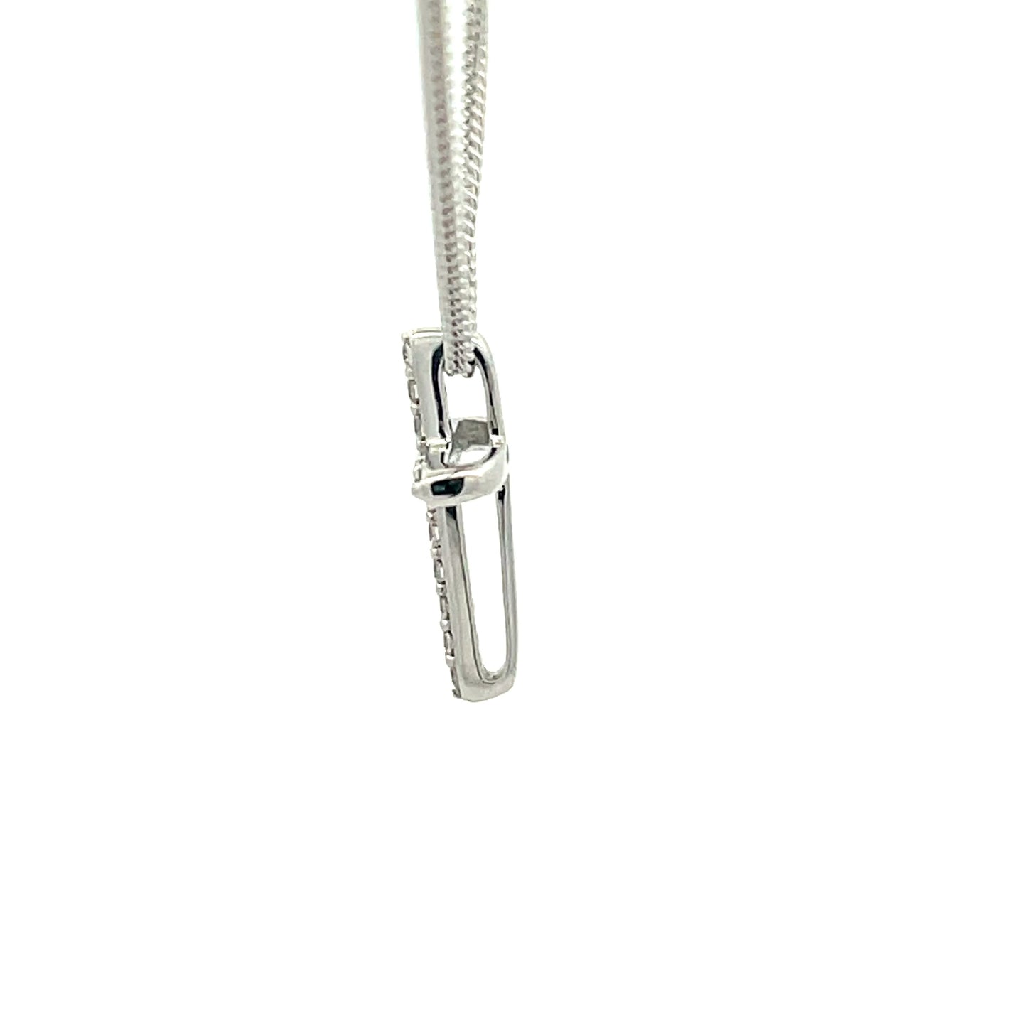 White Gold Diamond Set Cross Pendant Gardiner Brothers