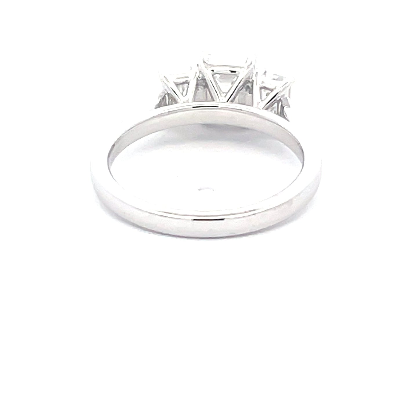 Emerald Cut Diamond 3 Stone Ring - 1.61cts Gardiner Brothers