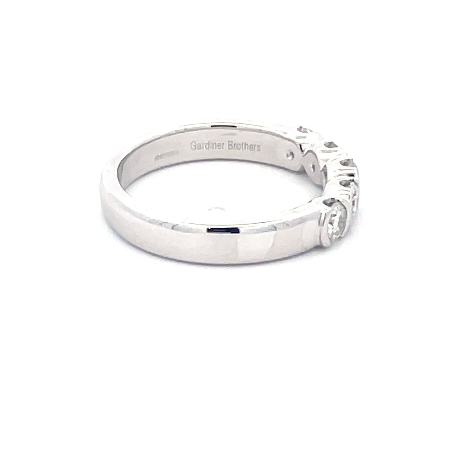 Round Brilliant Cut Diamond 5 Stone Ring - 0.75cts Gardiner Brothers