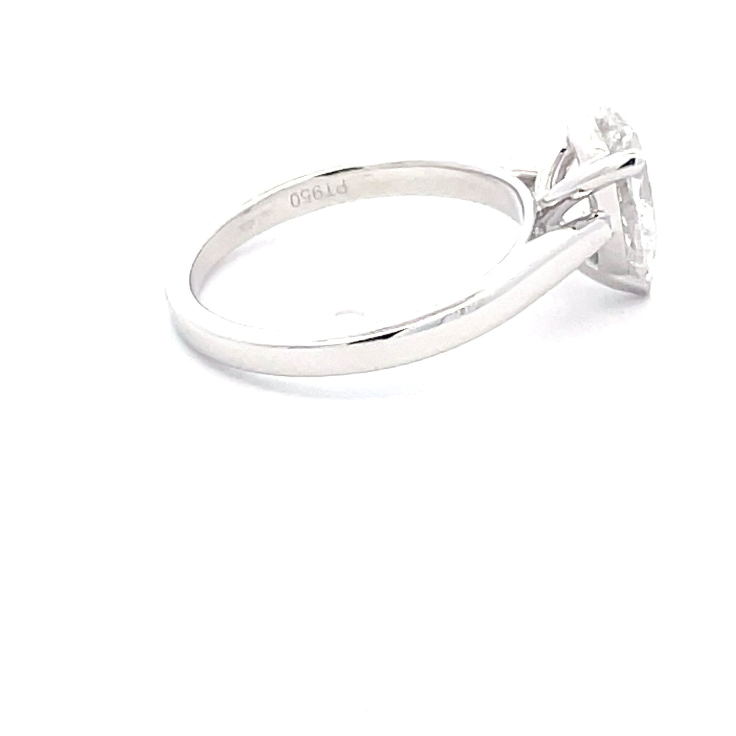 Platinum Pear Shaped Diamond Solitaire Ring - 1.51cts Gardiner Brothers