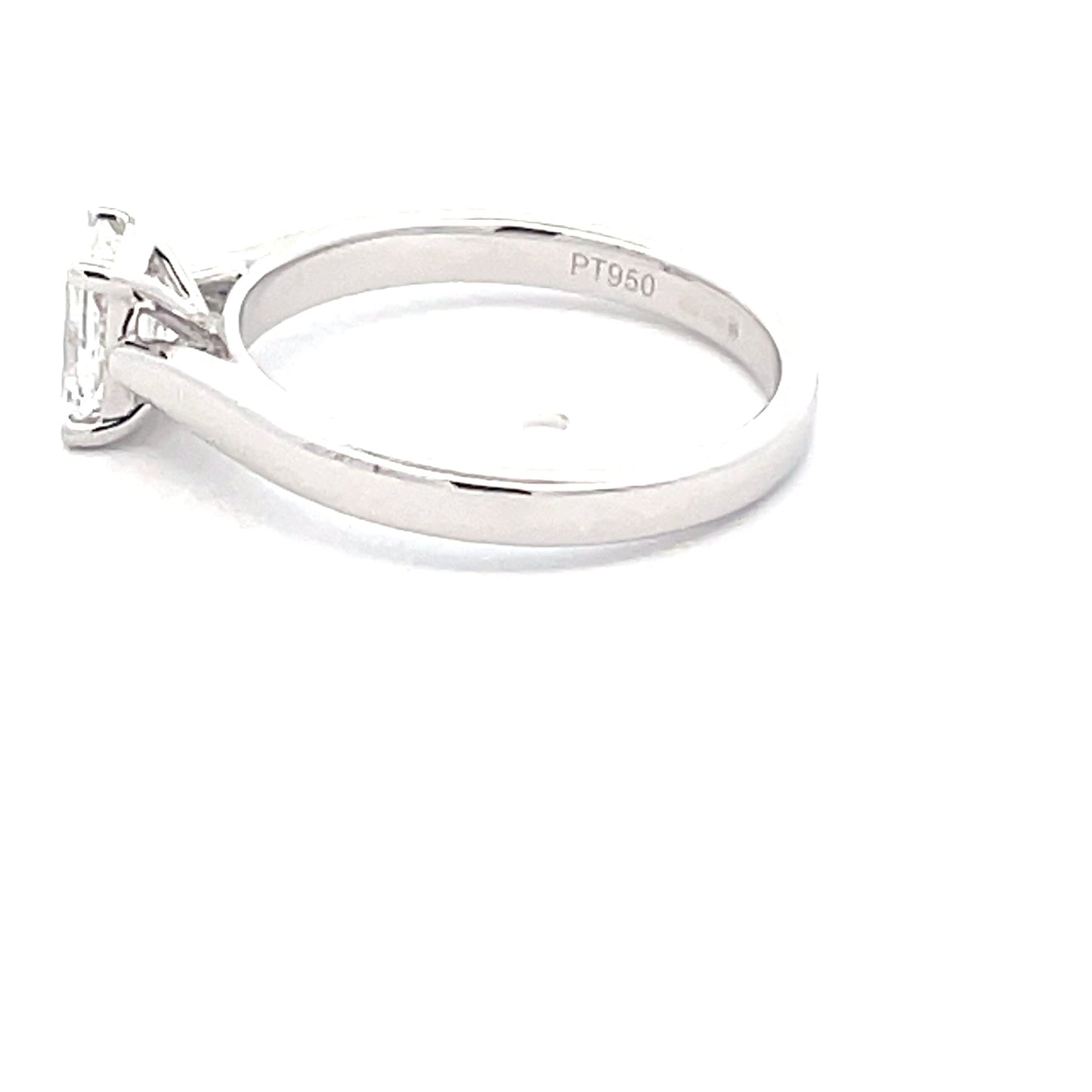 Radiant Cut Diamond Solitaire Ring - 0.70cts Gardiner Brothers