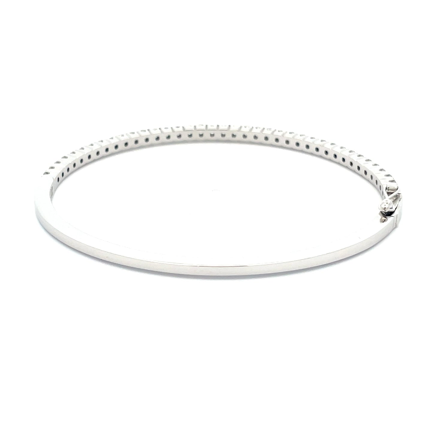 Round Brilliant Cut Diamond Bangle Gardiner Brothers