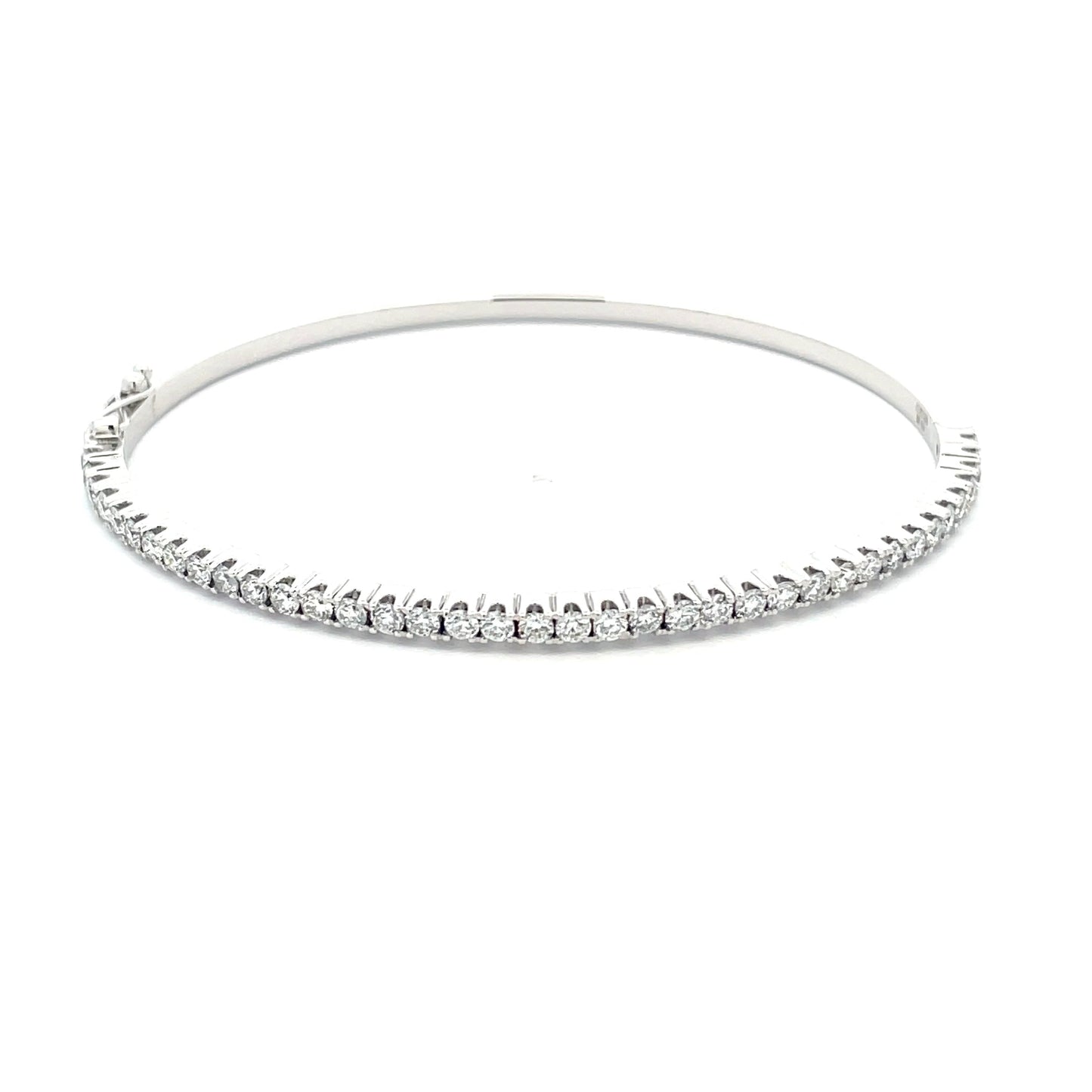 Round Brilliant Cut Diamond Bangle Gardiner Brothers