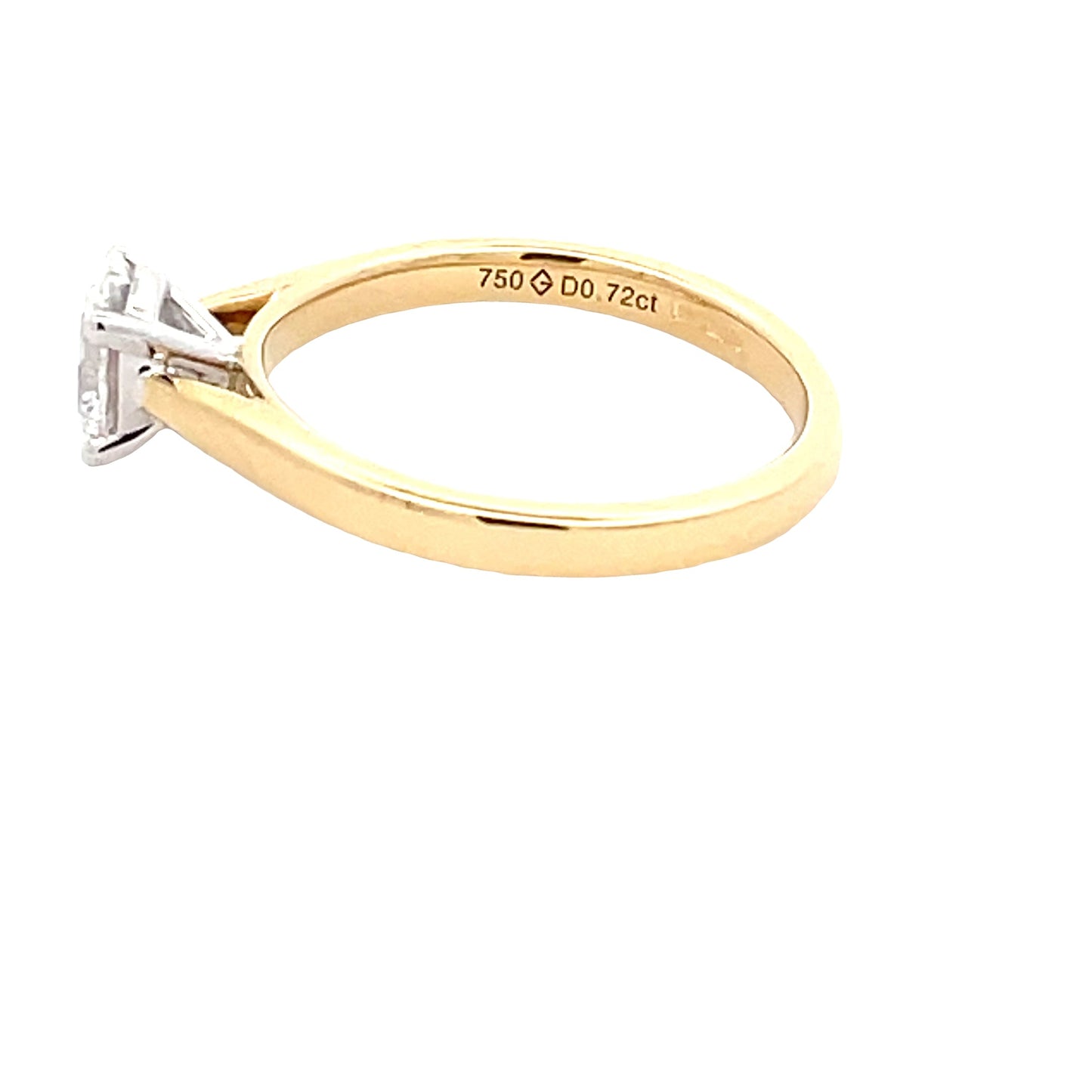Oval Aurora Cut Diamond Solitaire Ring - 0.72cts Gardiner Brothers