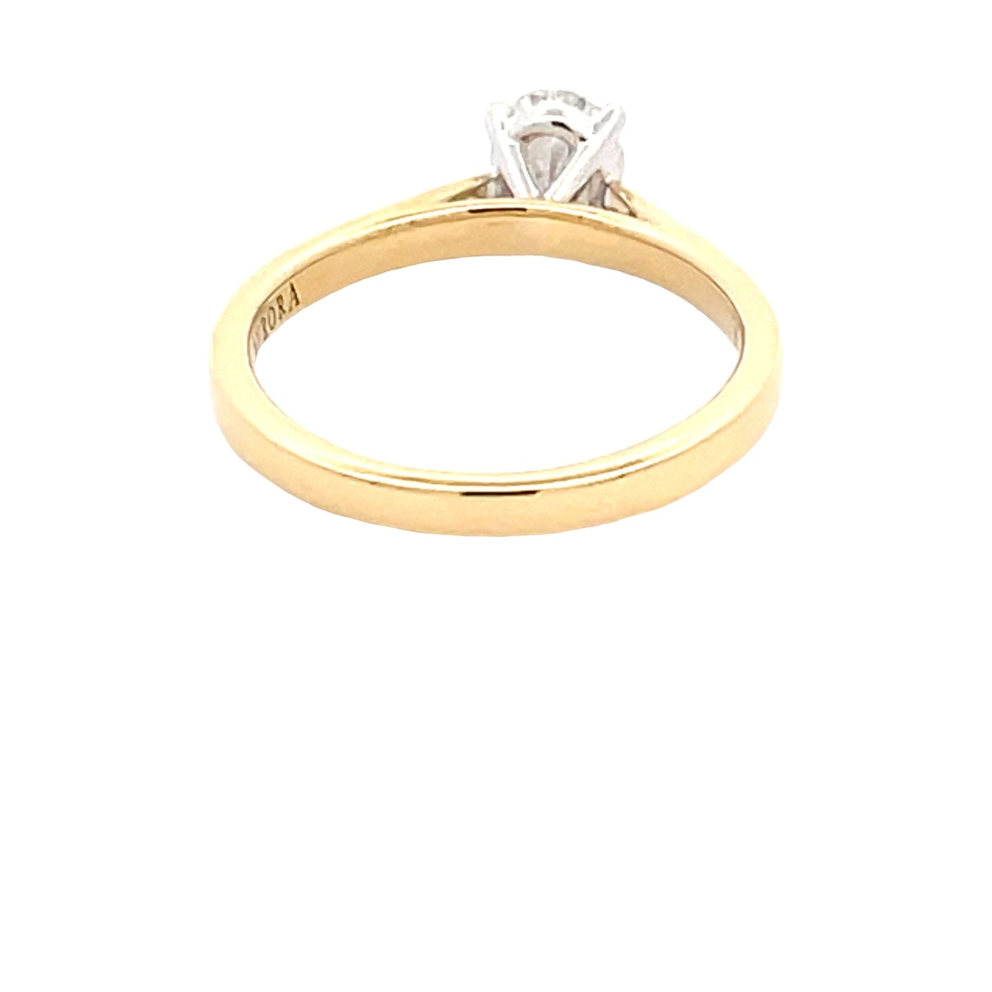 Oval Aurora Cut Diamond Solitaire Ring - 0.72cts Gardiner Brothers