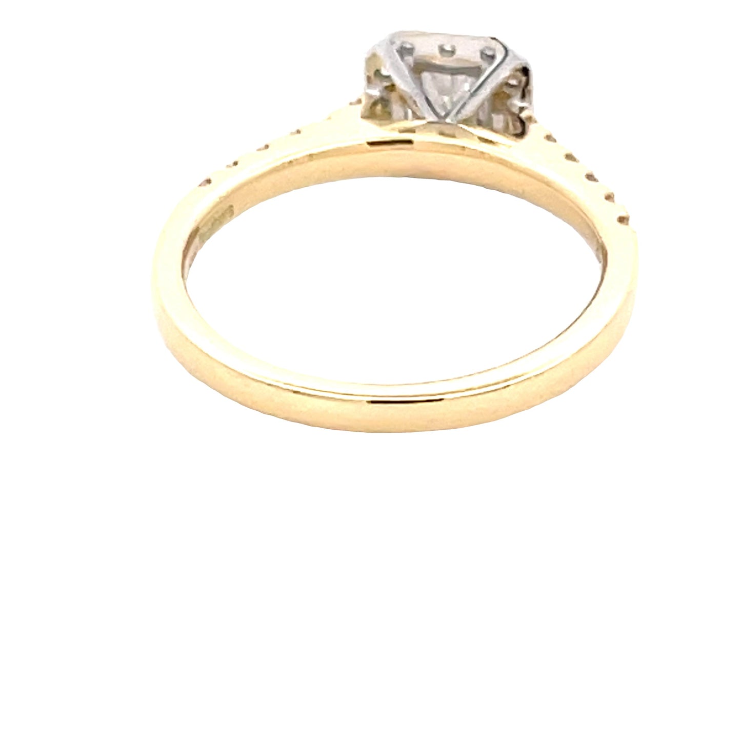Radiant Cut Diamond Halo Cluster Style Ring - 0.84cts Gardiner Brothers