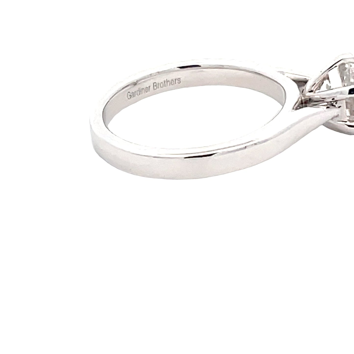 Platinum Round Brilliant Cut Diamond Solitaire Ring - 1.50cts Gardiner Brothers