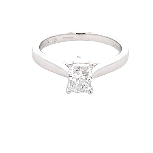 Lab Grown Radiant Cut Diamond Solitaire Ring - 0.74cts  Gardiner Brothers