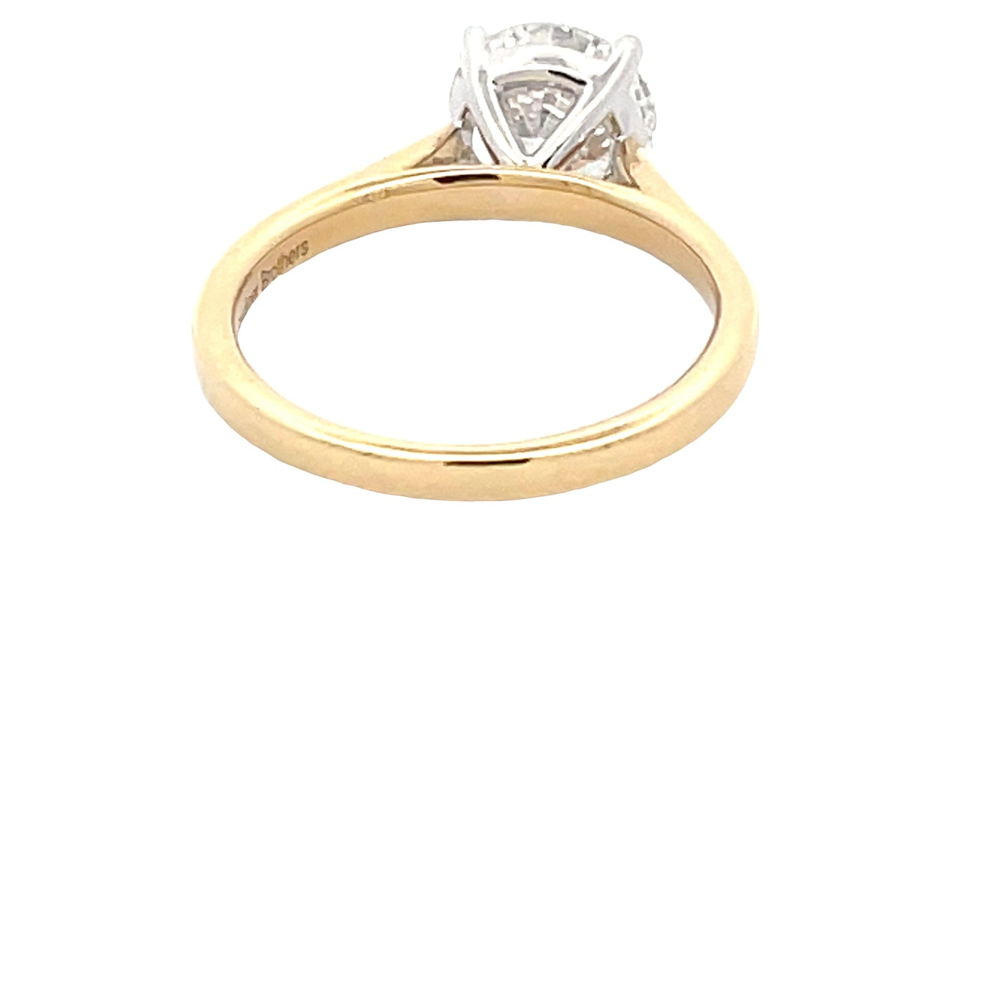 Lab Grown Round Brilliant Cut Diamond Solitaire Ring - 2.00cts Gardiner Brothers