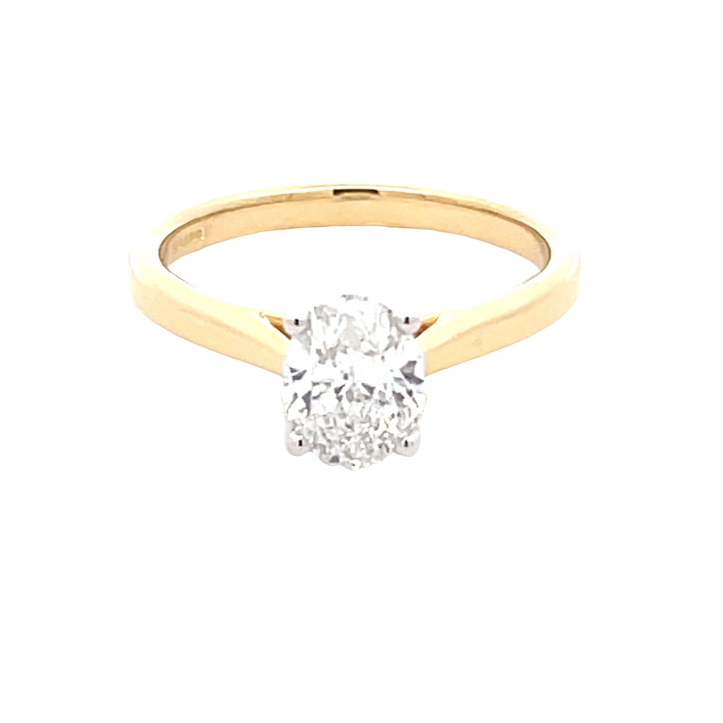 Oval Shaped Diamond Solitaire Ring - 1.01cts Gardiner Brothers