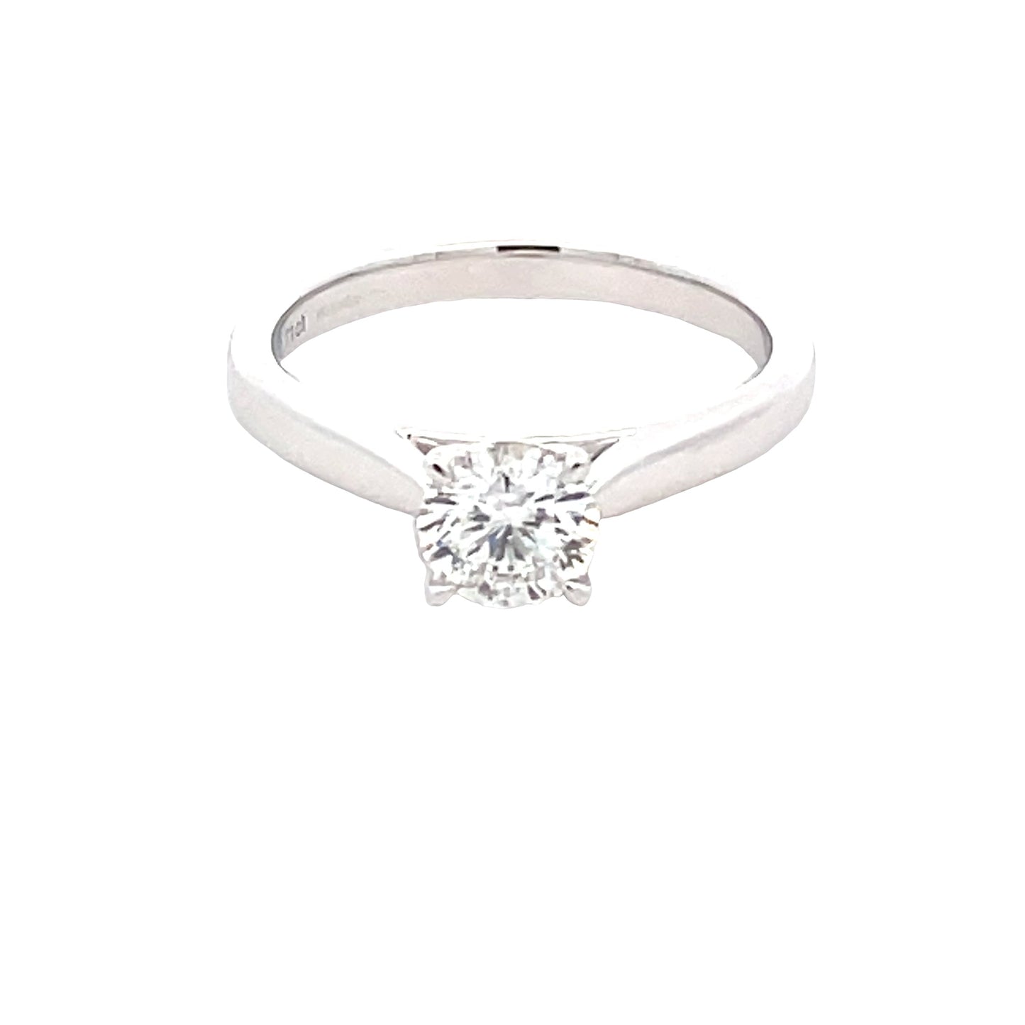 Aurora Round Brilliant Cut Diamond Solitaire Ring - 0.71cts Gardiner Brothers