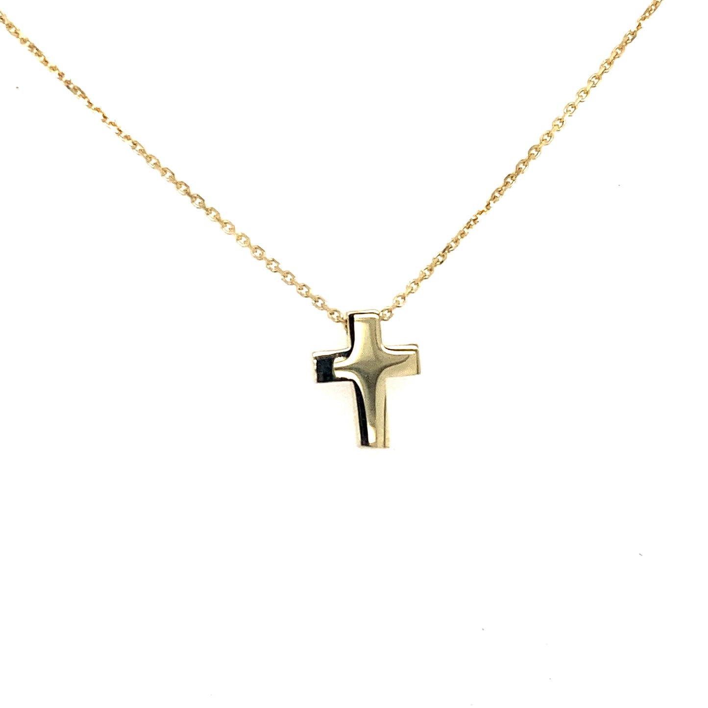 Yellow Gold Cross Pendant Gardiner Brothers