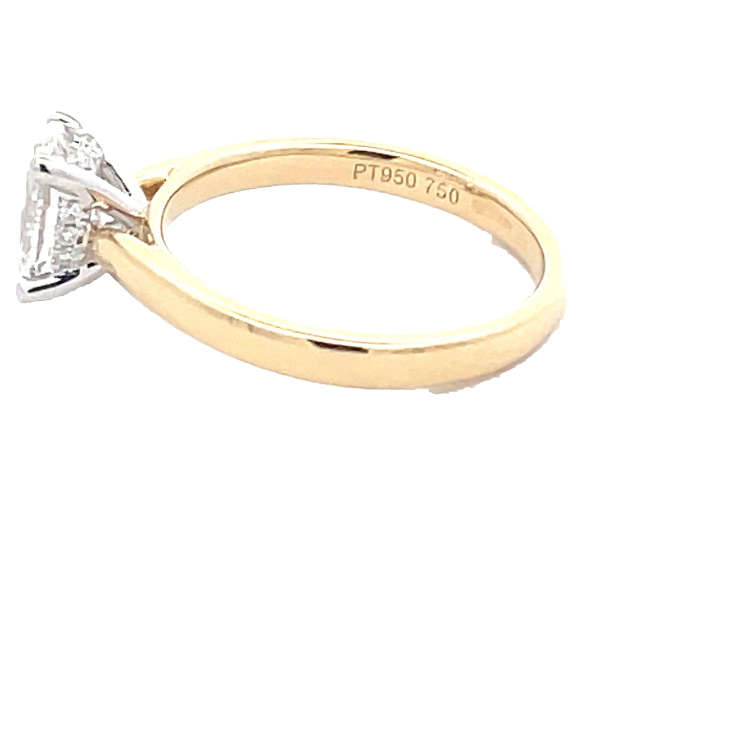 Oval Shaped Diamond Solitaire Ring with a hidden halo - 1.27cts Gardiner Brothers