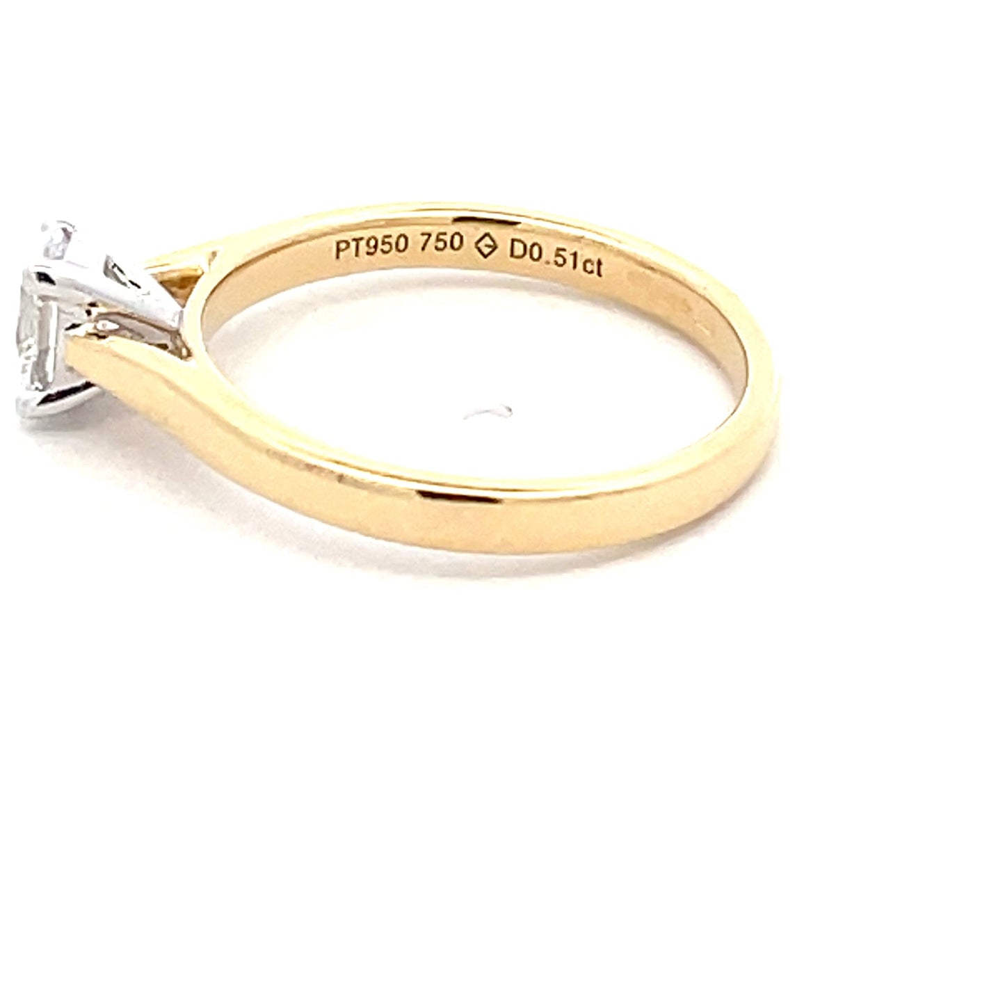 Aurora Oval Shaped Diamond Solitaire Ring - 0.51cts Gardiner Brothers