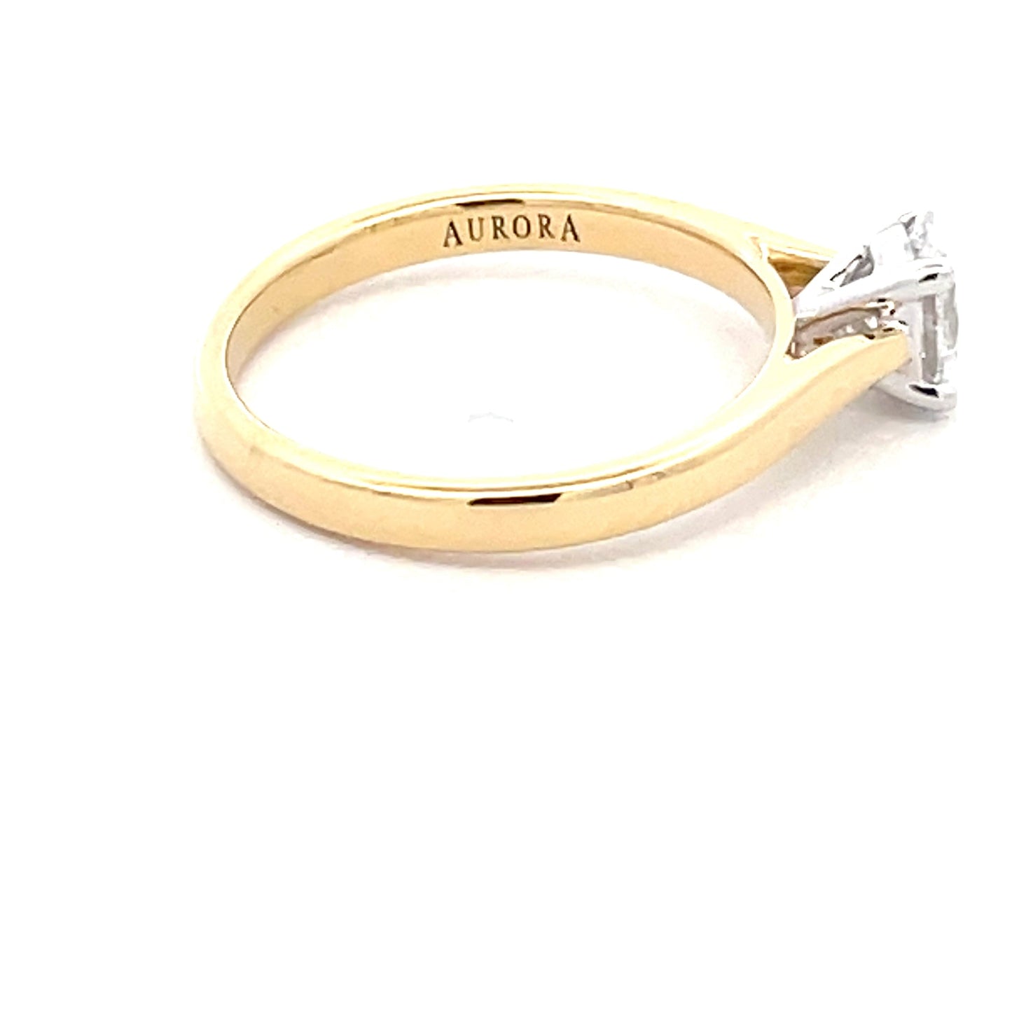 Aurora Oval Shaped Diamond Solitaire Ring - 0.51cts Gardiner Brothers