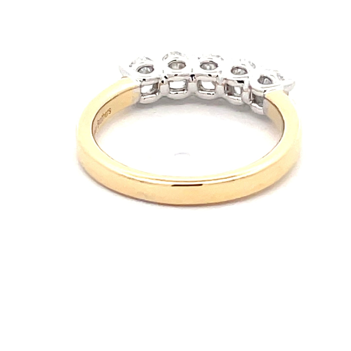 Oval shaped diamond 5 stone eternity ring - 1.00cts Gardiner Brothers