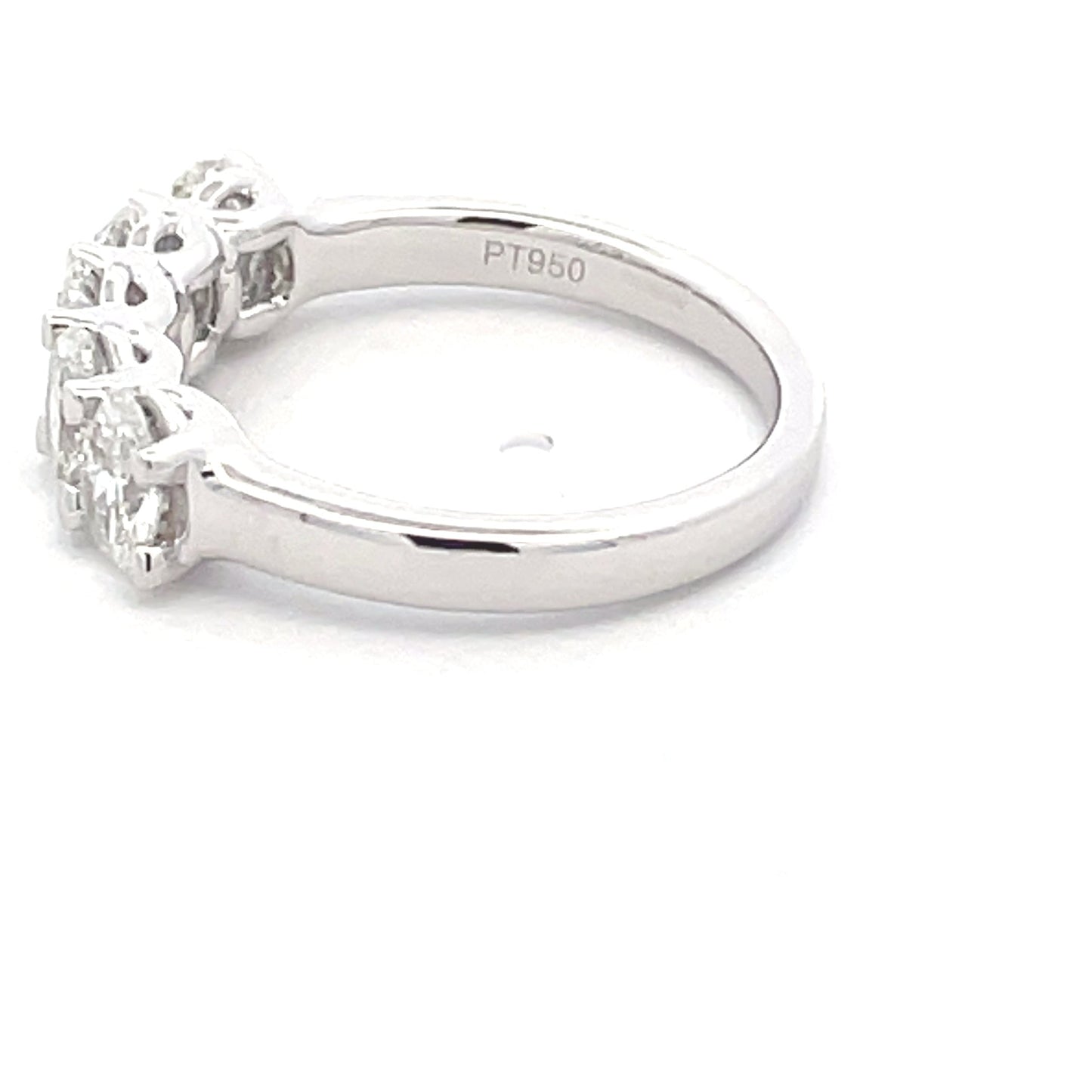 Oval Shaped Diamond 5 stone eternity style ring - 1.56cts Gardiner Brothers