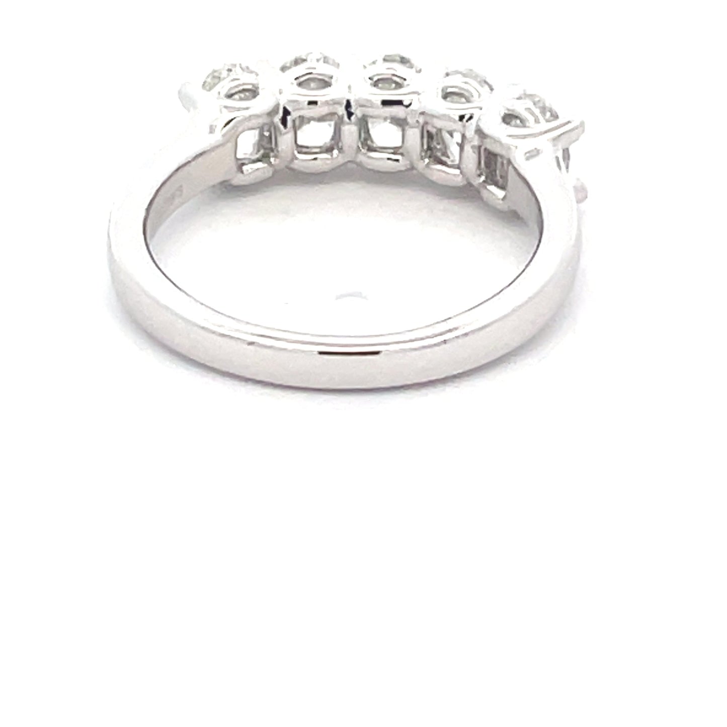 Oval Shaped Diamond 5 stone eternity style ring - 1.56cts Gardiner Brothers
