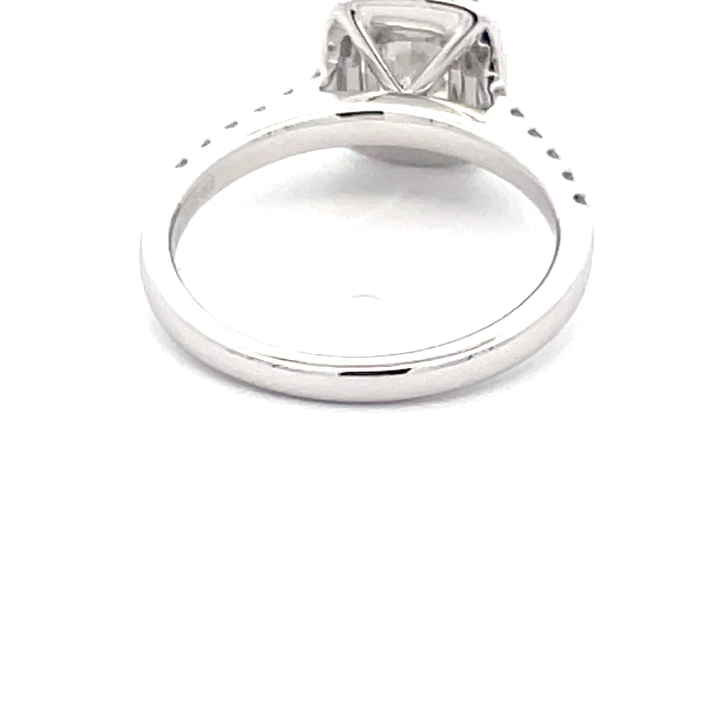 Cushion Shaped Diamond Halo Cluster Style Ring - 1.39cts Gardiner Brothers