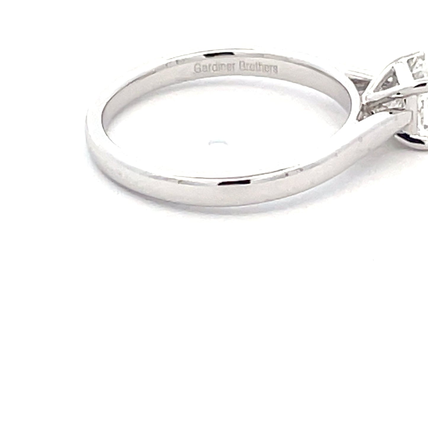 Platinum Princess Cut Diamond Solitaire Ring - 0.70cts Gardiner Brothers