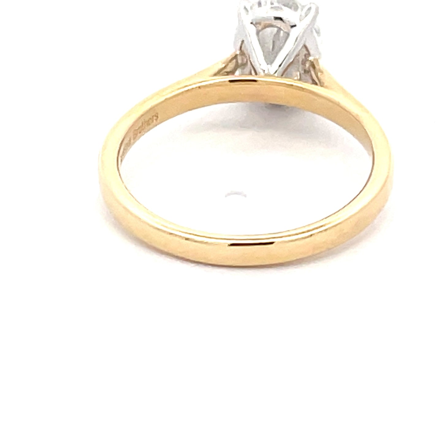 Oval Shaped Diamond Solitaire Ring - 1.51cts Gardiner Brothers