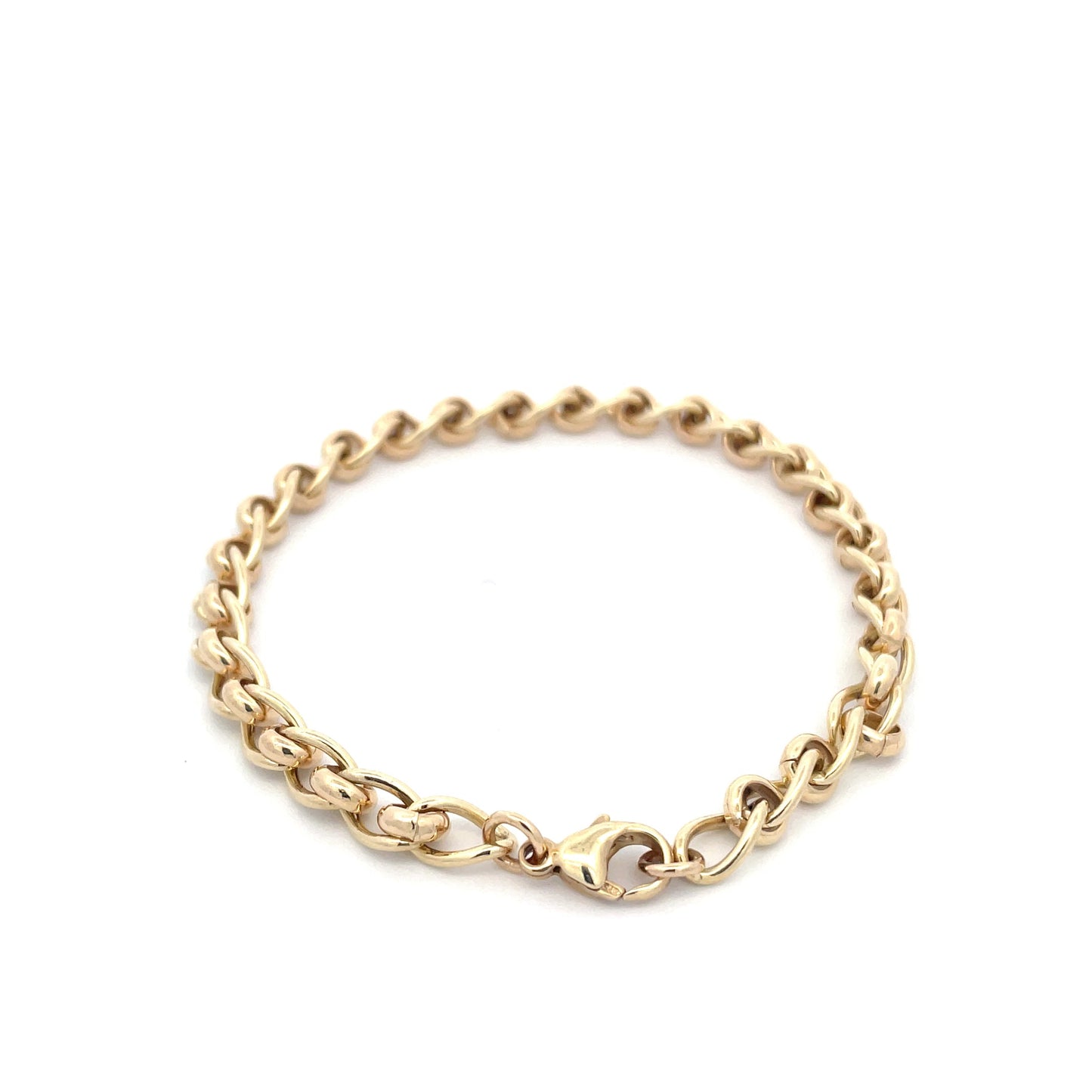 Yellow Gold S-Design Roller Bracelet Gardiner Brothers