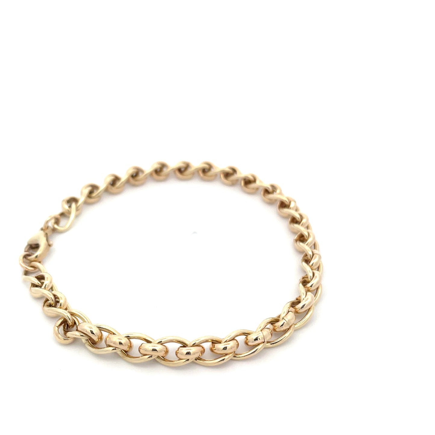 Yellow Gold S-Design Roller Bracelet Gardiner Brothers