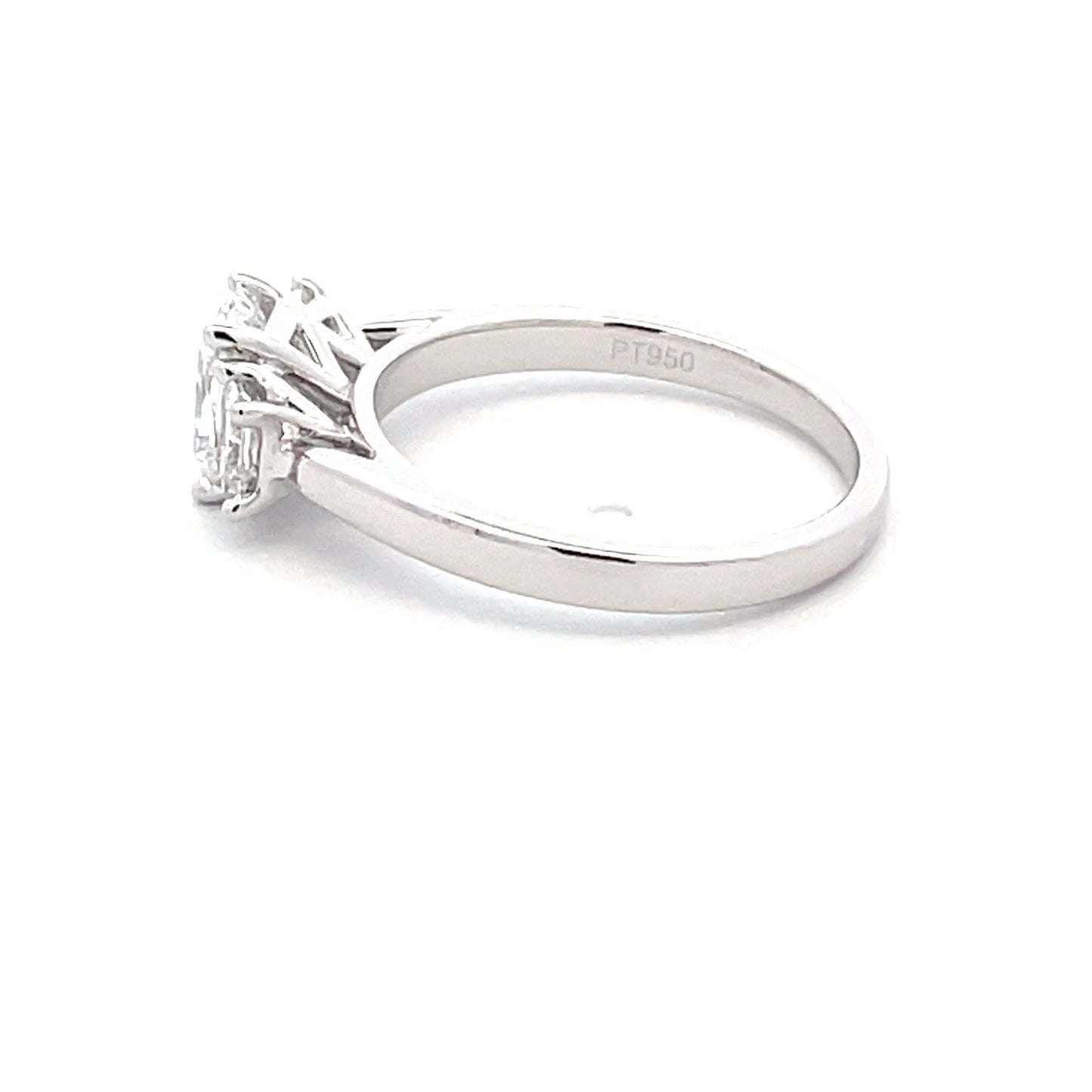 Radiant Cut Diamond 3 Stone Ring - 1.43cts Gardiner Brothers