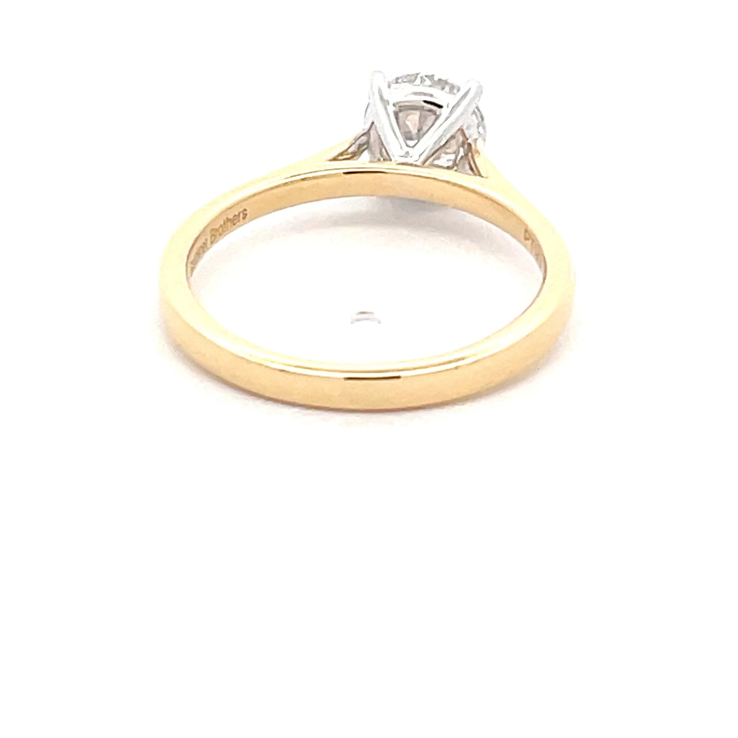 Lab Grown Round Brilliant Cut Diamond ring - 1.00ctys Gardiner Brothers