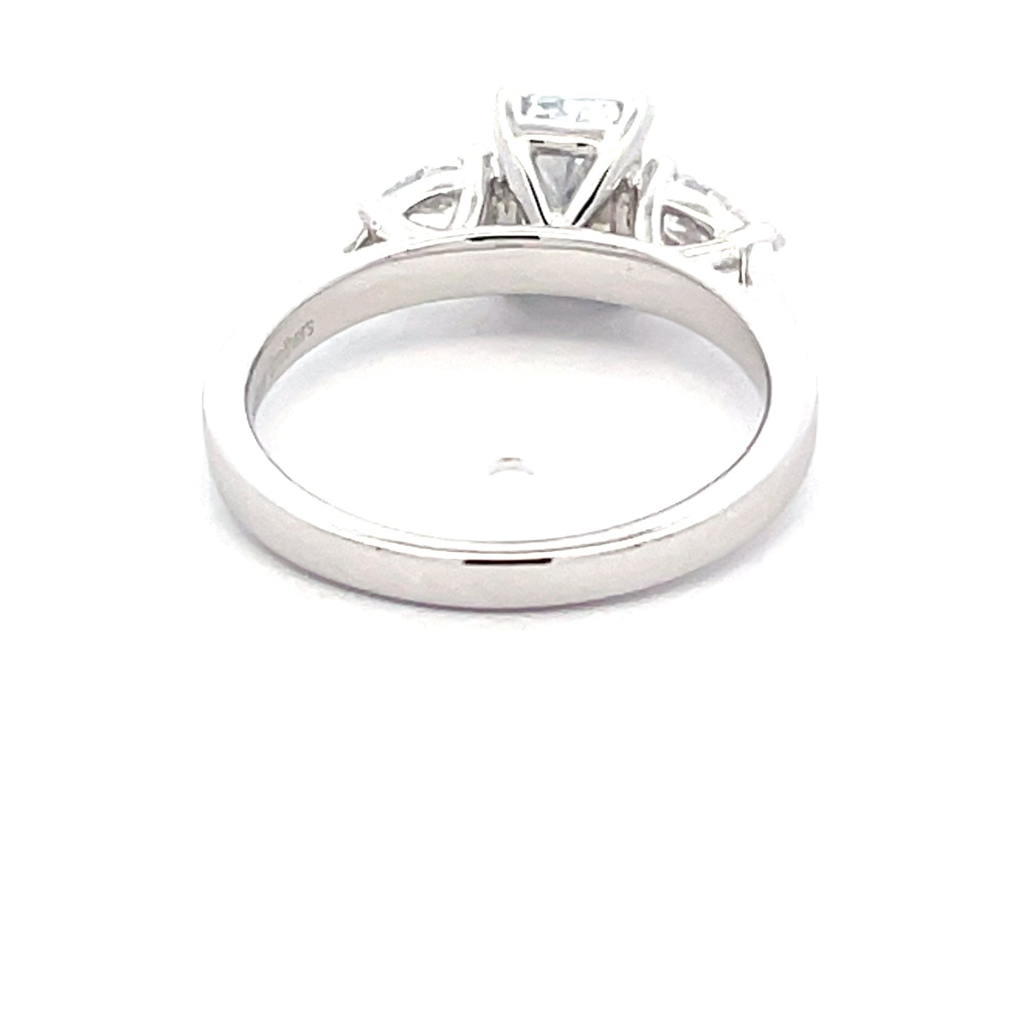 Lab Grown Radiant and Pear Shaped Daimond 3 Stone Ring - 1.30cts Gardiner Brothers