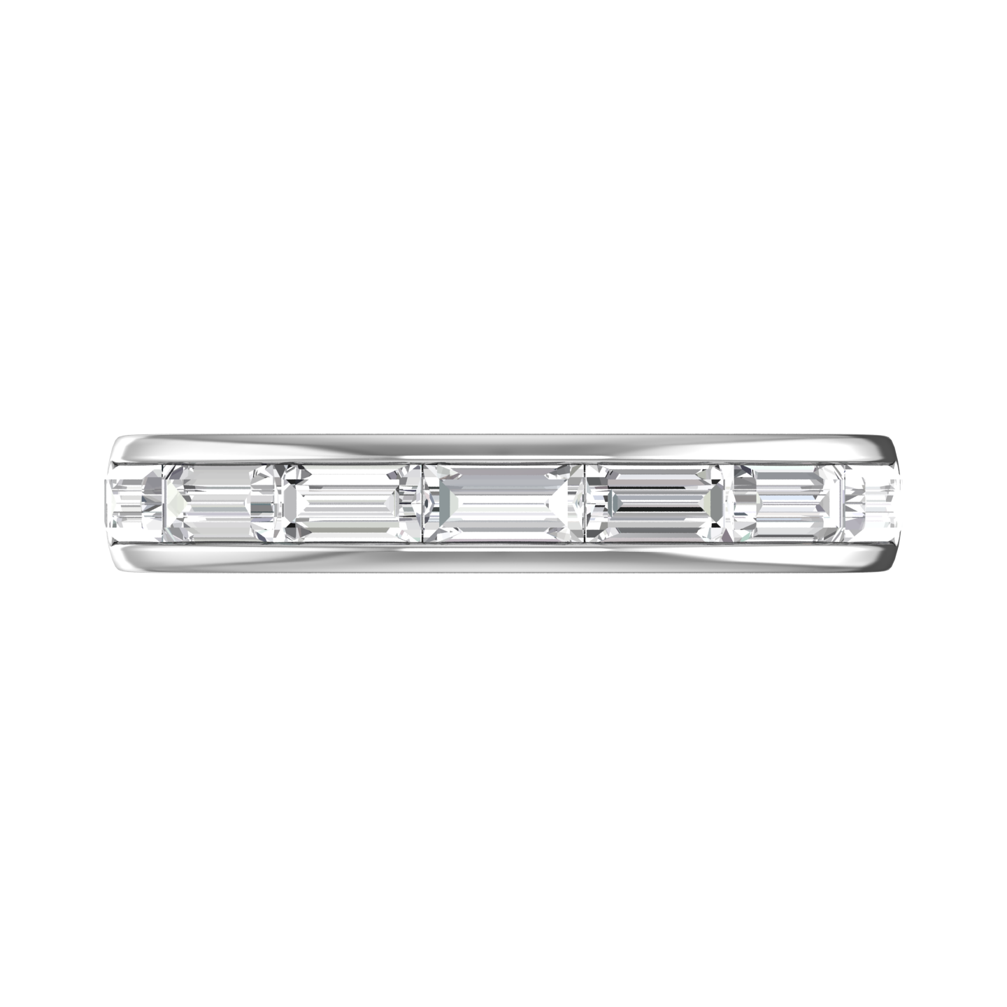 Baguette Cut Diamond Wedding Band gardiner-brothers