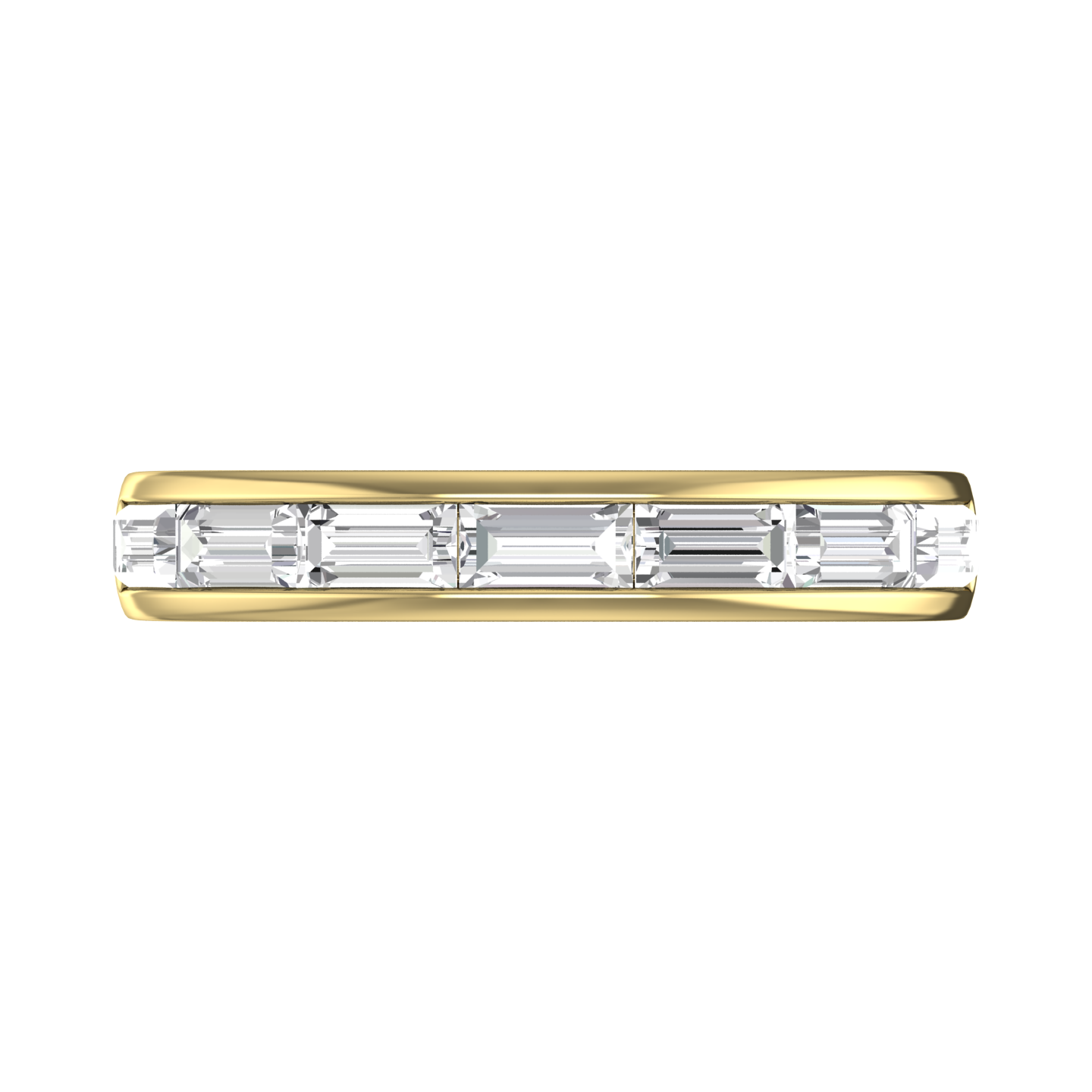 Baguette Cut Diamond Wedding Band gardiner-brothers